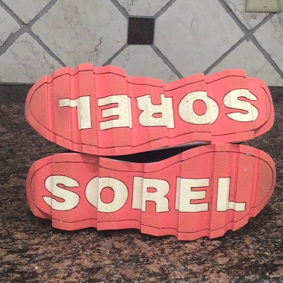 Sorel Women’s Size 9 Kinetic Sneaker High Top Strap Black Mesh Upper Velcro - Picture 15 of 15